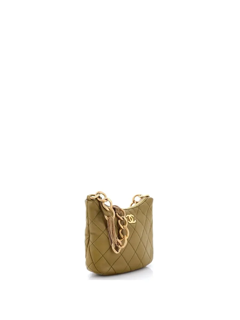 Chanel Cc Mixed Chain Link Zip Hobo #287595C46B